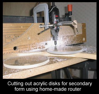 [acrylic disk cutting]